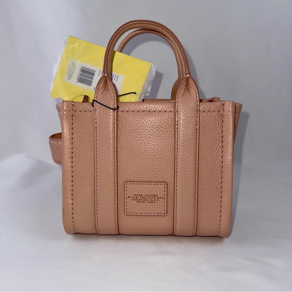 NWT Marc Jacobs Tan Tote Bag mini crossbody - Picture 10 of 13